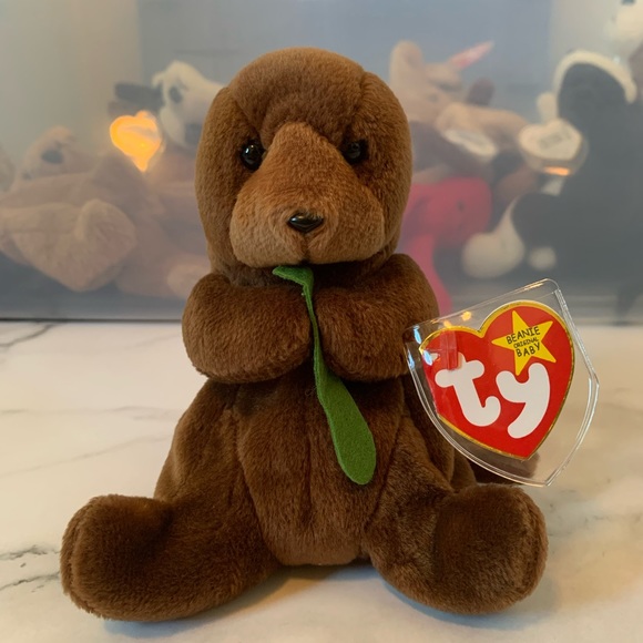 Ty Toys Ty Beanie Babies Seaweed The Otter Poshmark